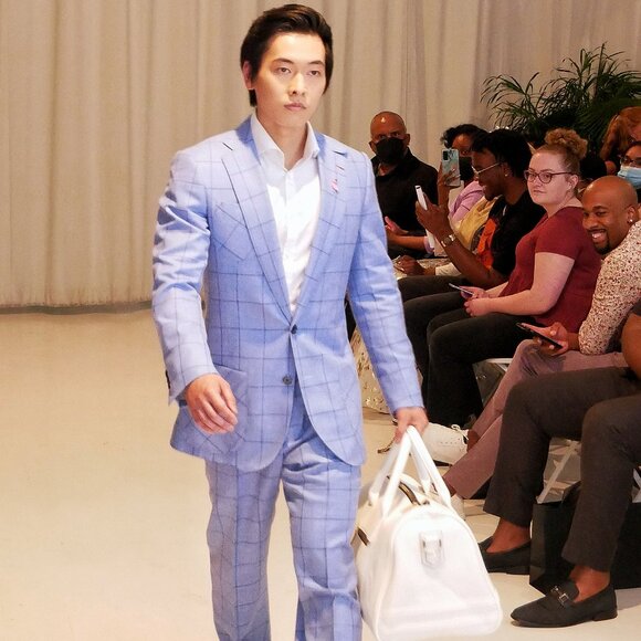 Blue Windowpane Suit - Picture 13 of 13